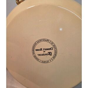 Franciscan Desert Rose Casserole Dish With Lid Vintage Floral Ovenware